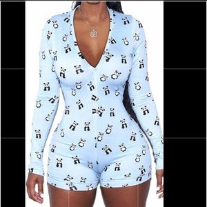 adult onesie panda theme XL